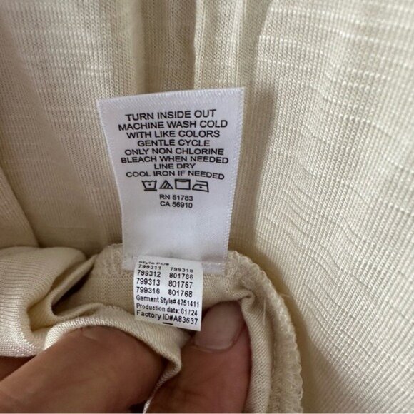 Maurices 3X Cream Sleeveless Crochet Blouse Tank Top Boho Chic Embellished - Picture 9 of 10